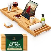 Royal Craft Wood Luxury Bathtub Caddy Tray
